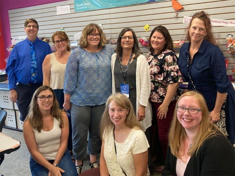 CENI and CENI Liaisons. Front row left to right: Danielle Murray, Phyllis Newbill, Ashley Sloan. Back row: Don Pizzullo, Kim Keith, Amy Guerin, Jamie Little, Chelsea Haines, Lisa McNair.