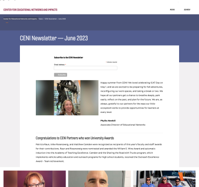 CENI Newsletter — June 2023