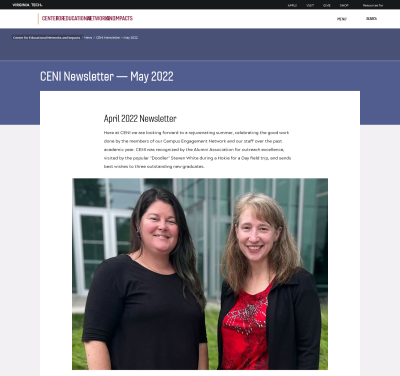 CENI Newsletter — May/June 2022