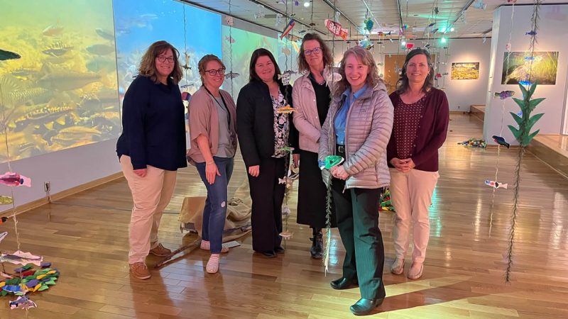 CENI faculty and liaisons visited the Underwater Wonders of Toms Creek.