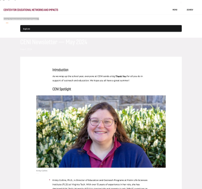 CENI Newsletter — May 2024