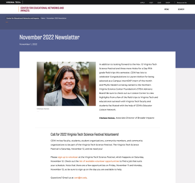November 2022 Newsletter