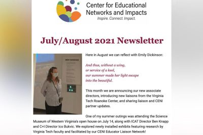 CENI Newsletter — July/August 2021