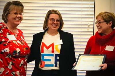 Julee Farley is awarded Montgomery County Educational Foundation Award for “Using a Maker Space to Encourage Student Interest in STEM Subjects and Careers via a Micro-Credentialing Program”